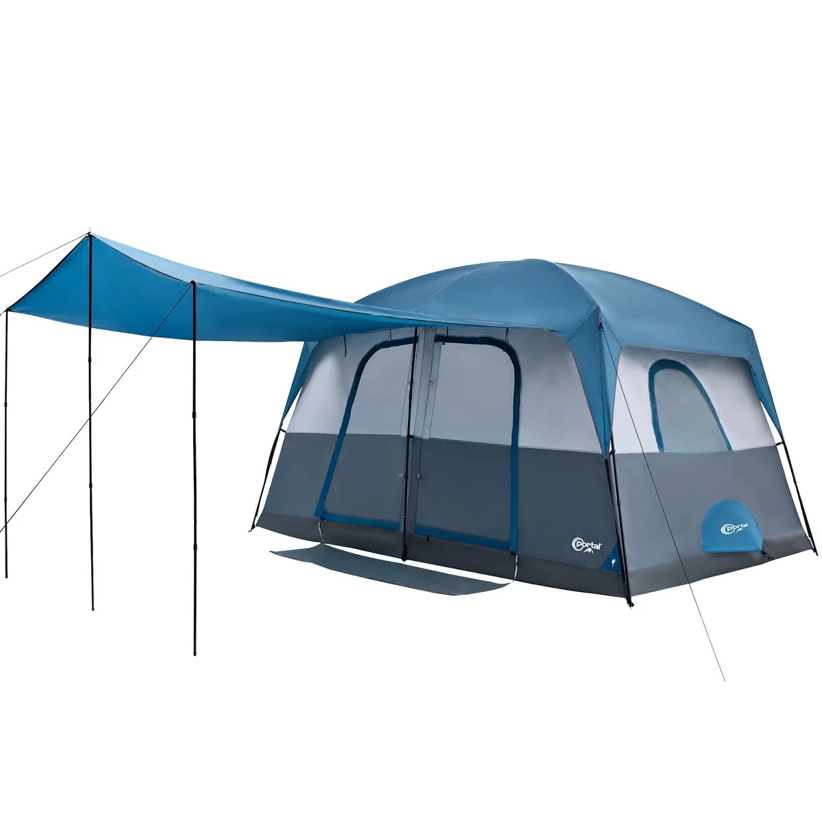 Portal Outdoors 10-Person Cabin Tent with Porch, rated 7.4 out of 10